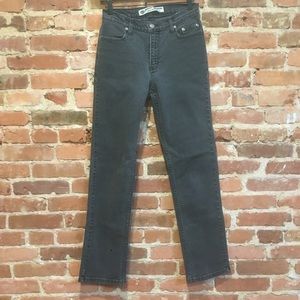 Harley Davidson Faded Black Straight Leg Jeans Y2K 2004 Size 6